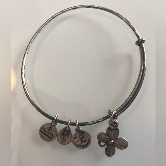 Alex and Ani clover bracelet - Picture 1 of 2